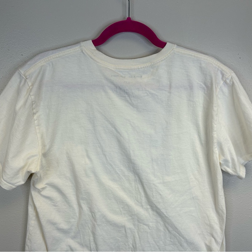 Billie Eilish Blue White Graphic Band Tee Womens L/XL Pop Music Festival Tour - Picture 7 of 8